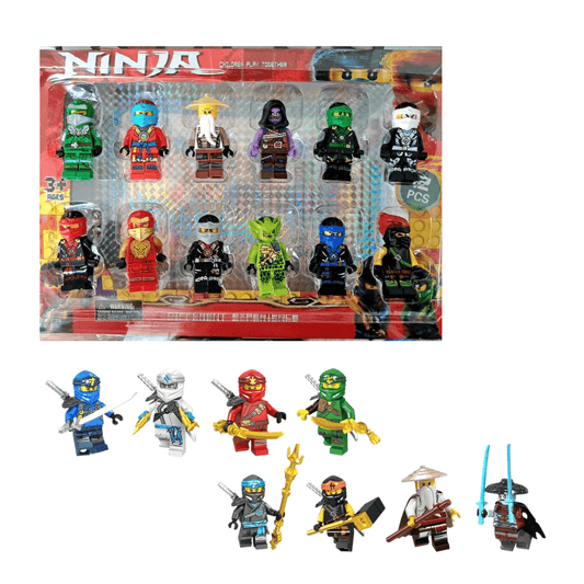 12 Figures of Ninja mini – 3+ - Nesh Kids Store