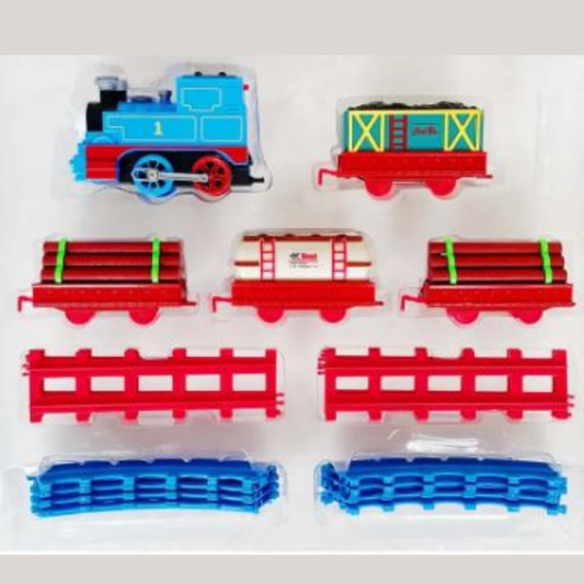 17-Piece Thomas Cartoon Train Complete Set