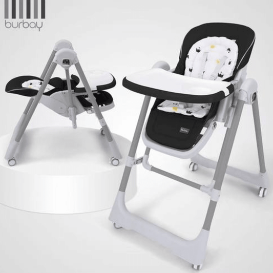 2‑in‑1 Burbay High Chair with swing (AG8066) - Nesh Kids Store