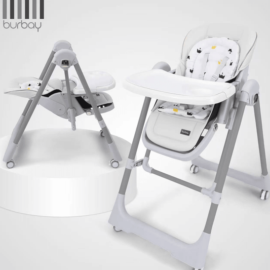 2‑in‑1 Burbay High Chair with swing (AG8066) - Nesh Kids Store