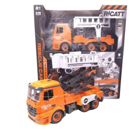 3 - in - 1 Remote Control DIY Assembly City Service Truck – Build, Play, Learn! - Nesh Kids Store