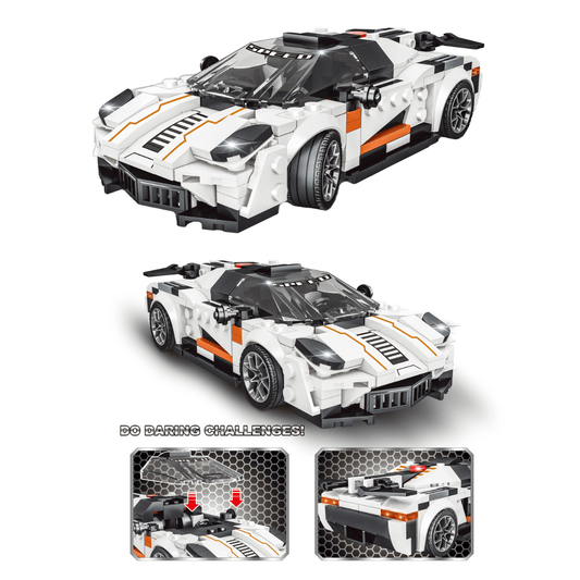 347+ pcs Crazy Drag Racing Deluxe | Building Blocks Car Set for 6+ kids