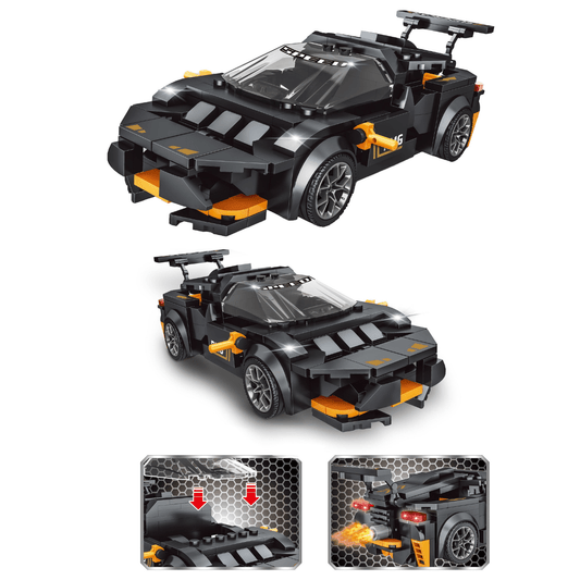 359+ pcs Crazy Drag Racing Deluxe | Building Blocks Car Set for 6+