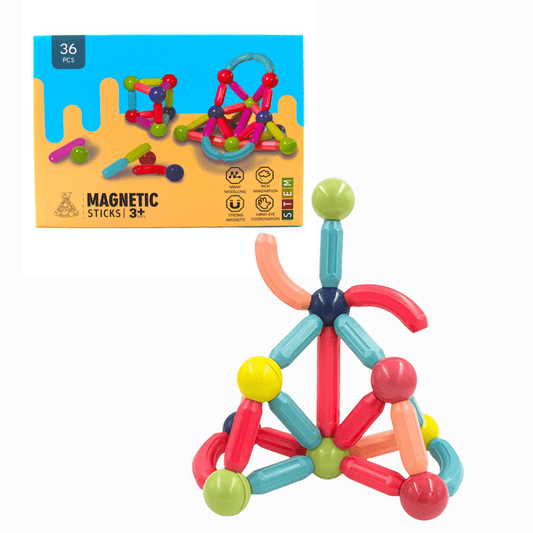 36 PCS Magnetic Blocks for Kids (3+) - Nesh Kids Store