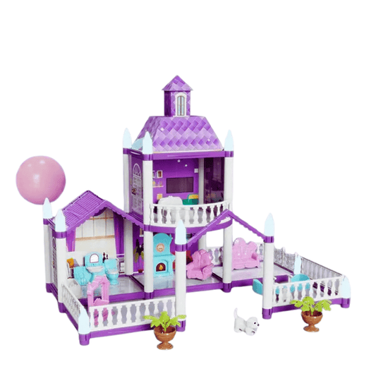462-23 Doll House with Accessories for kids 6+