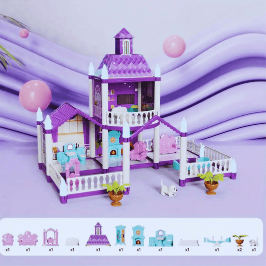462 - 23 Doll House with Accessories for kids 6+ - Nesh Kids Store
