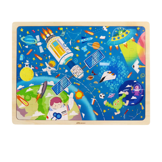 48-Piece Space Exploration Puzzle 3+