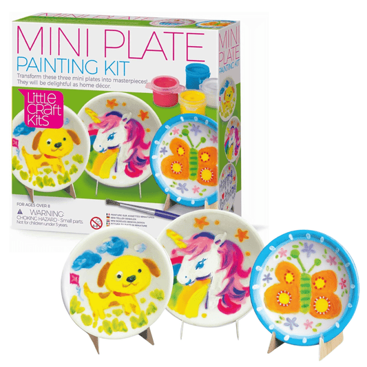 4M Little Craft Mini Plates Painting Kit 8+ - Nesh Kids Store