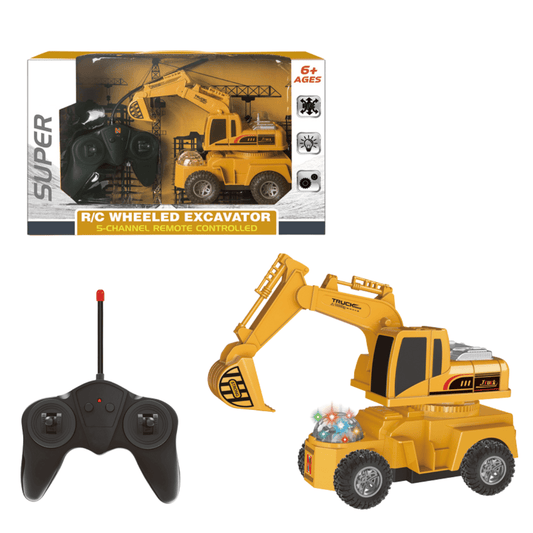 5 Channel Remote Control Excavator - Nesh Kids Store