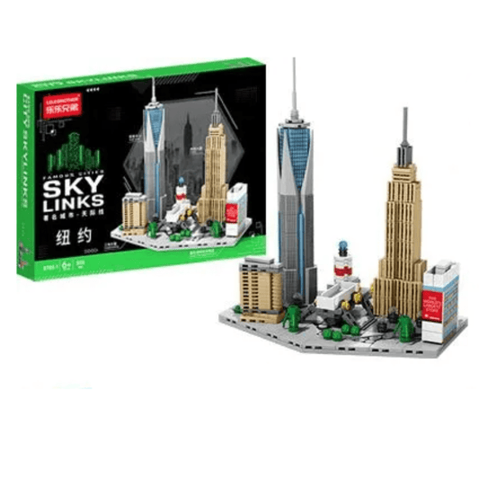 555 - Piece Building Block Set - New York 6+ - Nesh Kids Store