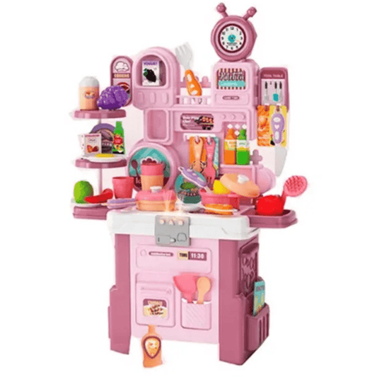 56 Pcs Kids Kitchen Pretend Playing Toys Set - Nesh Kids Store