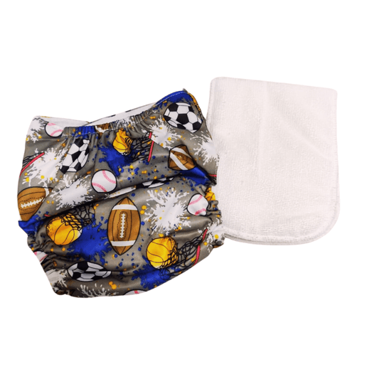 All in One Reusable Diaper with one Insert
