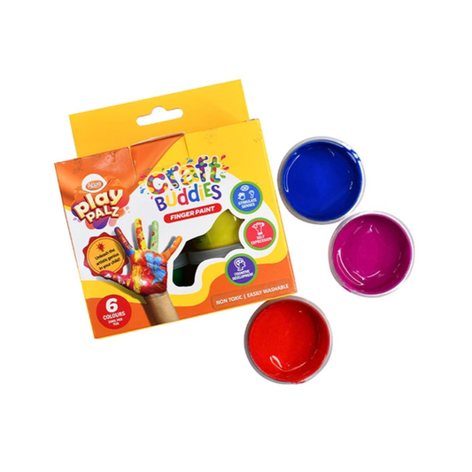 Atlas Finger Paints – 6 Pack × 30ml - Nesh Kids Store