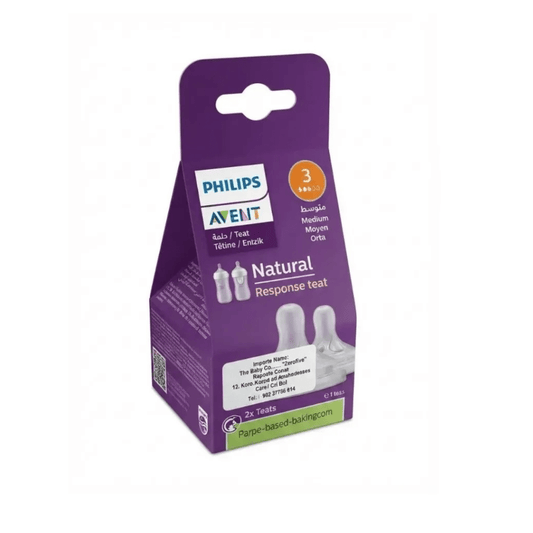 Avent Natural Feeding Baby Teat – Slow Flow (1M+) - Nesh Kids Store