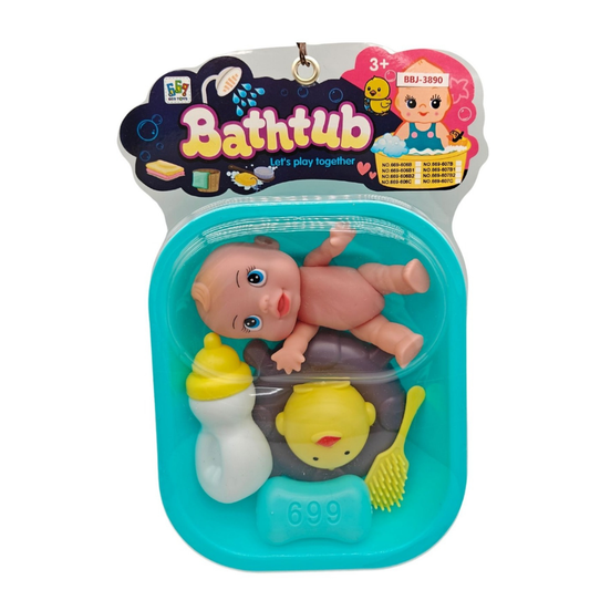 Baby Bathtub Doll Play Set – BBJ-3890 - Nesh Kids Store