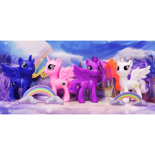 Baby unicorns with Grooming kit(3+) - Nesh Kids Store