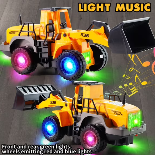 Battery Operated Automatic Bump & Go Bulldozer Vehicle - Nesh Kids Store