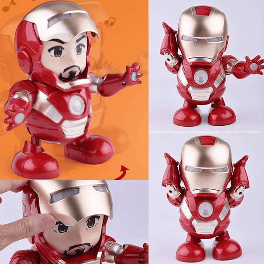 Battery Operated Dancing Super Hero Toy with 3D Flashing Lights & Music - Nesh Kids Store