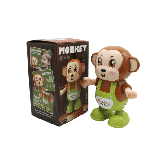Battery Operated Little Monkey Dancing Toy with Light & Sound - Nesh Kids Store