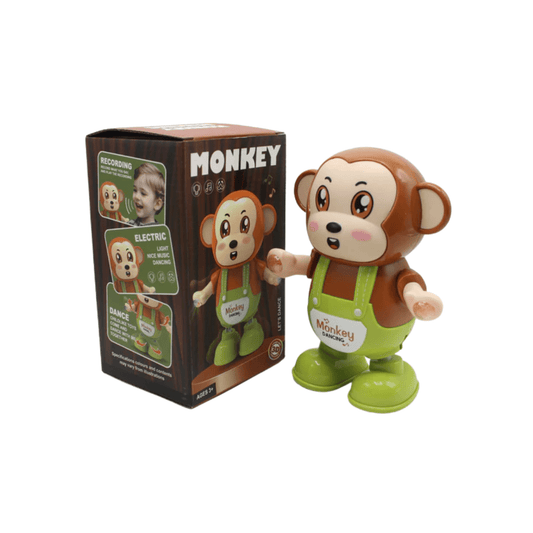 Battery Operated Little Monkey Dancing Toy with Light & Sound - Nesh Kids Store