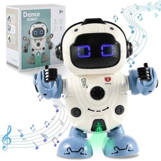 Battery Operated Robot Toy with LED Light & Music (3+) - Nesh Kids Store