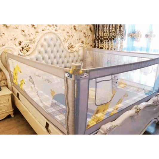 Bed Rail Guard - 1.2 m / 1.5m / 1.8m / 2.0m - Paw & Elephant Print - Nesh Kids Store