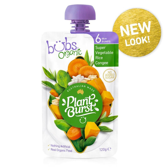 Bubs® Organic Super Vegetable and Rice Congee - Nesh Kids Store