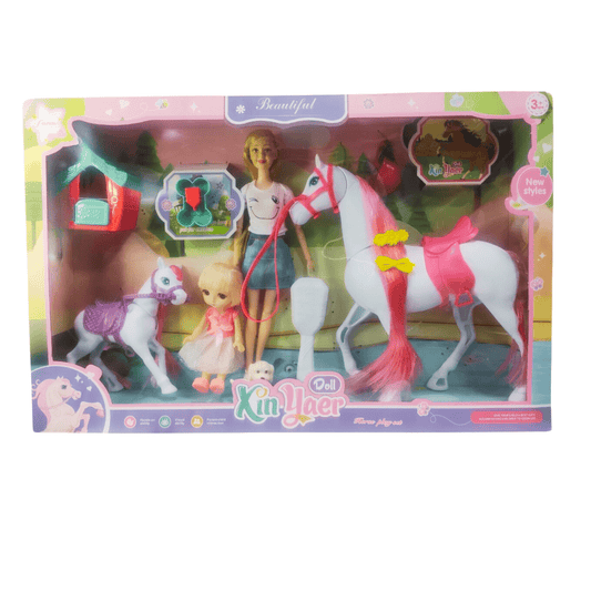 Doll Kin Yaer play Horse set (3+) - Nesh Kids Store
