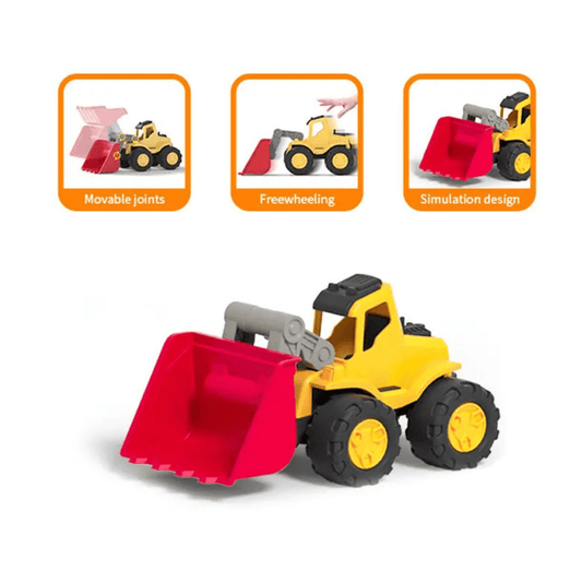 Friction Backhoe for Kids 3+ - Nesh Kids Store
