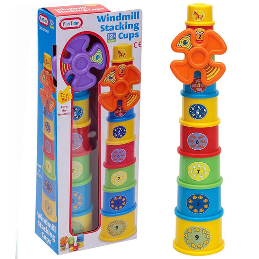 Fun Time Windmill Stacking Cup - Nesh Kids Store