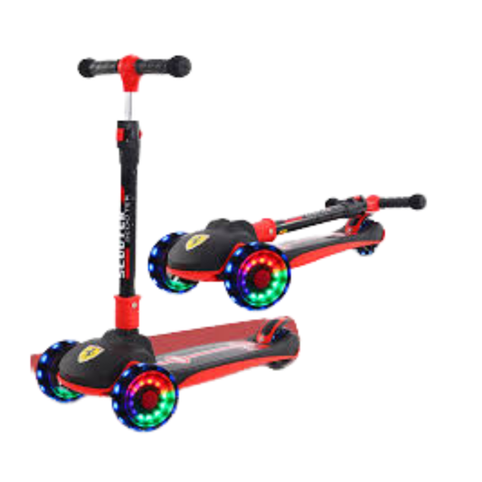 HAPPY KIDDO 3-Wheel Foldable Scooter with LED Lights - 2142 - Nesh Kids Store