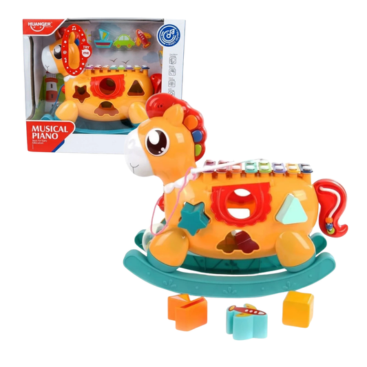 Huanger HE8025 Musical Pony Xylophone - Nesh Kids Store