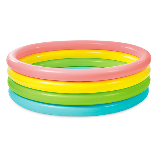 Intex Colourful Four Ring Pool (Large) - 56441NP - Nesh Kids Store