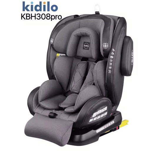 Kidilo KBH - 308 Pro 360° Rotating Car Seat – All - in - One Safety & Comfort - Nesh Kids Store