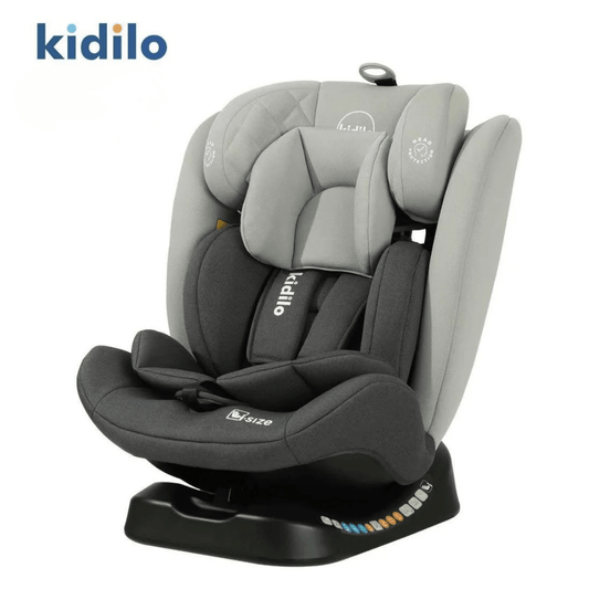 Kidilo ZJ110A Car Seat - (New born to 36 kg with 5 - Point Harness and Adjustable Headrest) - Nesh Kids Store