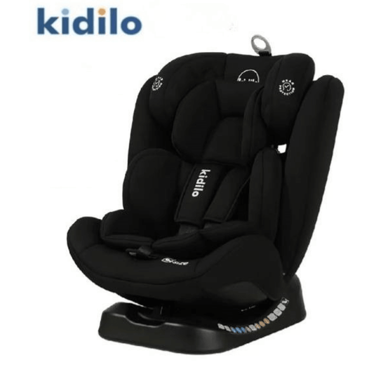 Kidilo ZJ110A Car Seat - (New born to 36 kg with 5 - Point Harness and Adjustable Headrest) - Nesh Kids Store