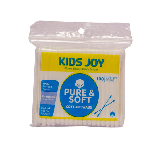 Kids Joy 100 Cotton Buds Zip Pack - Nesh Kids Store