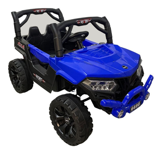 Kids Ride on Jeep with 12V Rechargeable Battery, Music, Lights and Remote Control (6688) - Nesh Kids Store