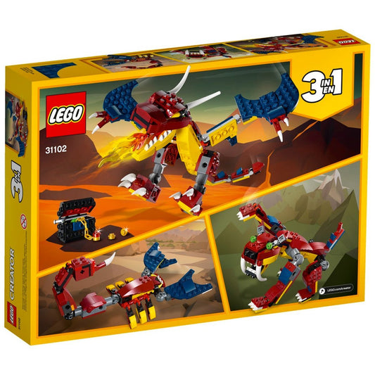 LEGO Creator Fire Dragon (31102) - Nesh Kids Store