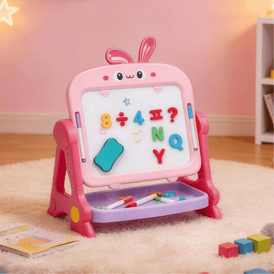 MAGNETIC COLORFUL DRAWING BOARD-Double Side (3+) - Nesh Kids Store