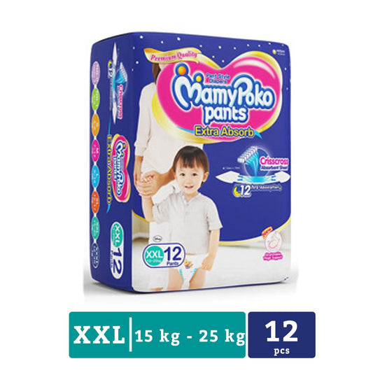 Mamy Poko Diaper Pant - XXLarge - 12 Pack - Nesh Kids Store