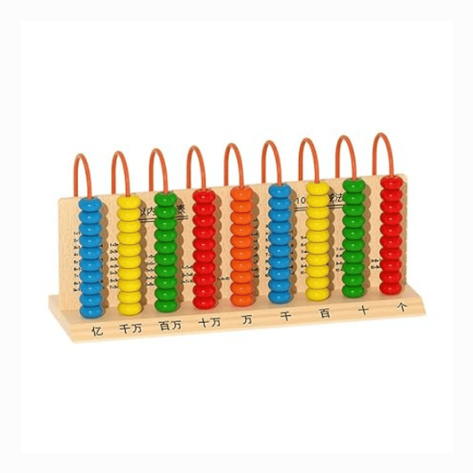 Montessori Math Toy – Children Rainbow Counting Beads - Nesh Kids Store