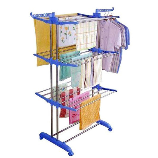 Multi-Purpose Stainless Steel Cloth Drying Stand - Nesh Kids Store