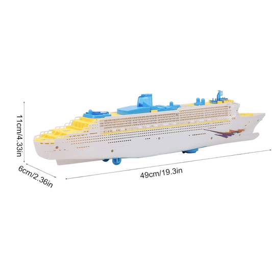 Musical Ocean Liner – Battery - Operated Cruise Ship Toy - Nesh Kids Store