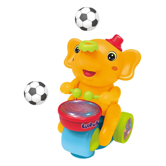 Musical Walking Elephant Drummer with Floating Ball Toy for Kids - Nesh Kids Store
