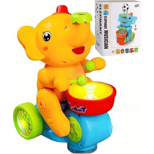 Musical Walking Elephant Drummer with Floating Ball Toy for Kids - Nesh Kids Store