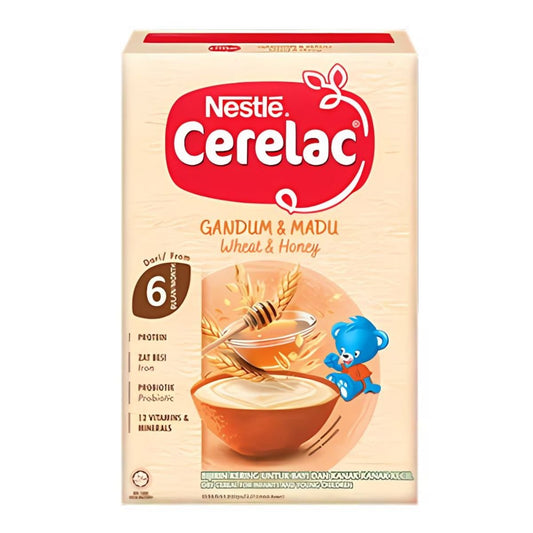 Nestle Cerelac Wheat & Honey Cereal (6+ Months) 250g - Nesh Kids Store