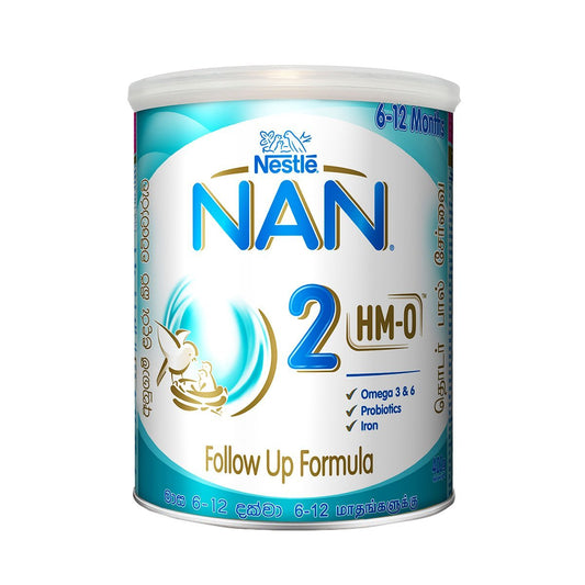 Nestle NAN 2 HMO Follow Up Formula with Iron -6-12 Months, 400g Tin - Nesh Kids Store