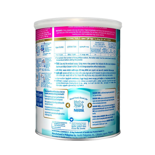 Nestle NANGROW 3 HMO Milk Formula for 1 to 3 years Children, 400g Tin - Nesh Kids Store
