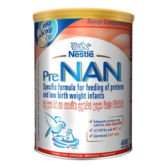 Nestle PreNAN Specific formula for feeding of Preterm and Low Birth Weight Infants, 400g Tin - Nesh Kids Store